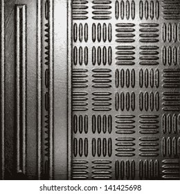metal on wall background