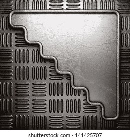 metal on wall background