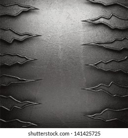 metal on wall background