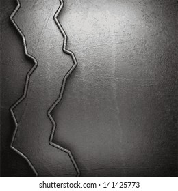 metal on wall background