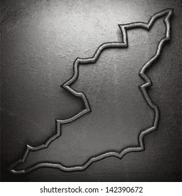 metal on wall background