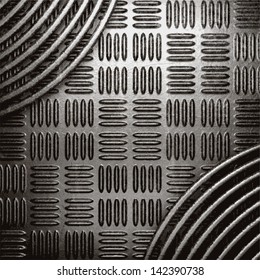 metal on wall background