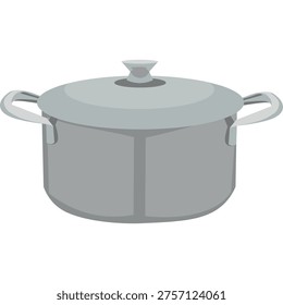 Metal pan vector icon isolated on white background