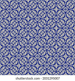 metal pattern on a blue background.  pattern for fabric, wallpaper, packaging. Decorative print.
