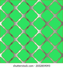 metal pattern on a green background. pattern for fabric, wallpaper, packaging. Decorative print.