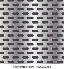 Metal perforated background,Perforated metal texture,Vector illustration