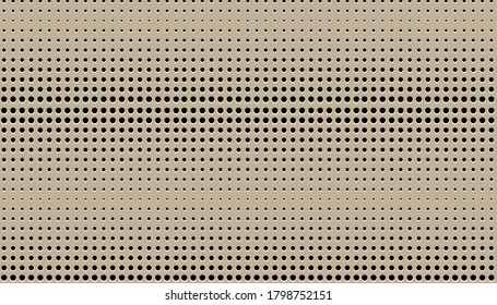 Metal  perforated pattern texture mesh background.Vector seamless pattern. 