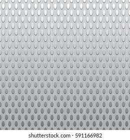 Metal perforation background with hole