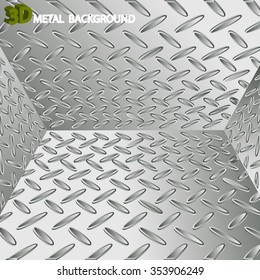 Metal plate Background with Tread 