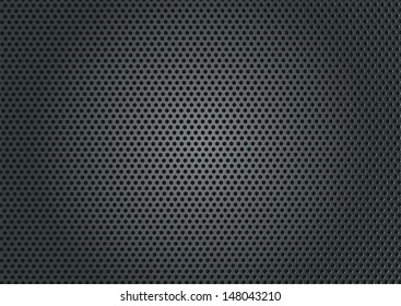 Metal plate with round holes, VECTOR, EPS10