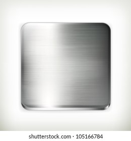 Metal plate, vector