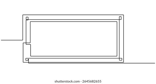 metal plates outline, continuous one line drawing, Four rusty, weathered rectangular metal plates with varying patinas against a white background, License Plate Frames.