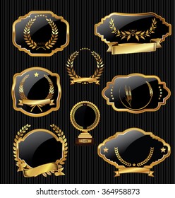 Metal plates premium quality golden collection