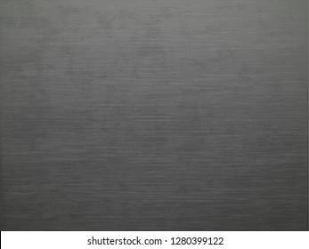 Metal polished plate with scratches. Vector background.