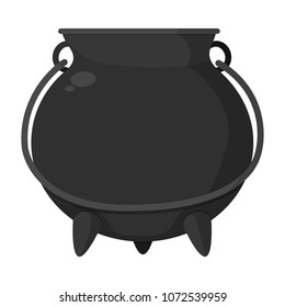 metal pot cauldron object to cooking