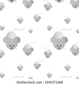 Metal rat pattern 2020 new year Chinese new year