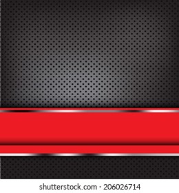 metal red background