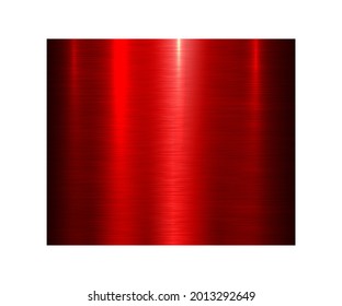 Metal red steel texture background, shiny brushed metallic texture plate.