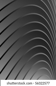 Metal reflective  vector arcs  illuminated