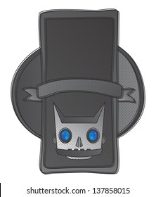 metal robot steel head