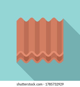 Metal Roof Icon. Flat Illustration Of Metal Roof Vector Icon For Web Design