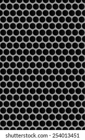 Metal round grid seamless pattern