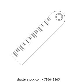 metal ruler icon