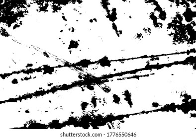 Fondo de óxido metálico. Textura de grano. Sobreposición vectorial en blanco y negro. Superficie gruesa de grano.