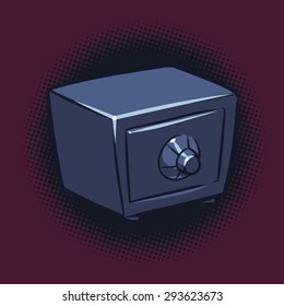 metal safe icon
