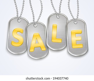 Metal Sale Tags