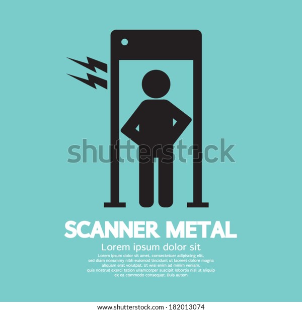 Metal Scanner Gate\
Vector Illustration
