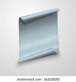 metal scroll vector background
