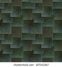Metal seamless pattern