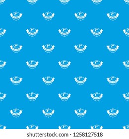 Metal service pattern vector seamless blue repeat for any use