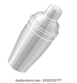 metal shaker for mixing cocktails	