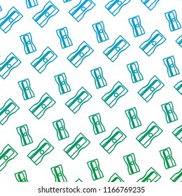 metal shapener object school background