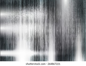 Metal Shiny Brushed Background with Light Effect . Vector Illustration .