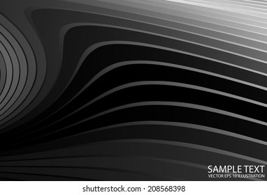 Metal shiny vector background template - Silver metal abstract vector background illustration