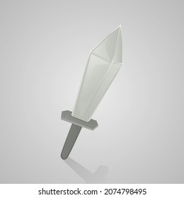 metal short sword sharp as diamond
for illustration games
