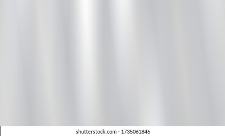 Metal silver abstract background, vector illustration. Mirror texture. Luxury style. Elegant decoration gray surface. Abstract white and gray background chrome or aluminium texture. Mirror surface