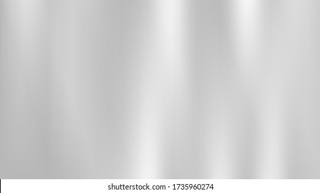 Metal silver abstract background, vector illustration. Mirror texture. Luxury style. Elegant decoration gray surface. Abstract white and gray background chrome or aluminium texture. Mirror surface