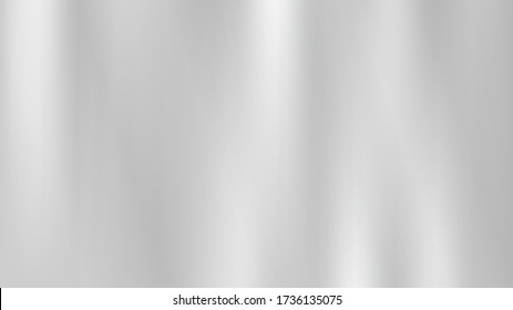 Metal silver abstract background, vector illustration. Mirror texture. Luxury style. Elegant decoration gray surface. Abstract white and gray background chrome or aluminium texture. Mirror surface