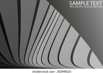Metal silver design background template - Silver modern design background illustration
