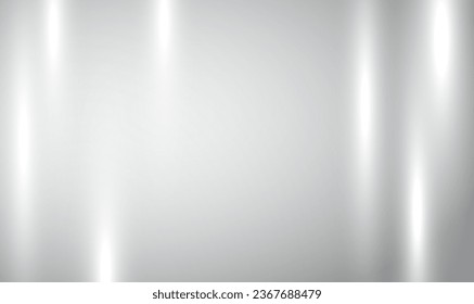 Metal Silver foil Abstract background, shiny vector steel gradient template. Silver metallic background. Elegant decoration gray surface.Abstract gray color light background.Luxury style. Vector EPS10