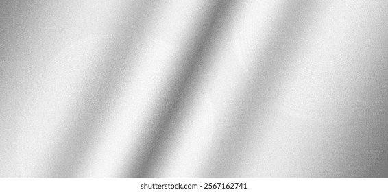 Metal silver texture with brushed aluminum effect and soft reflections. Ideal for abstract wallpapers, modern designs, or industrial-themed backgrounds.