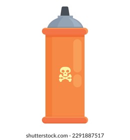 Metal sprayer icon cartoon vector. Pesticide garden. Chemical equipment