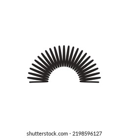 metal spring icon vector illustration symbol design