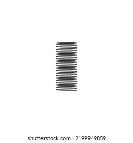 metal spring vector icon illustration design template
