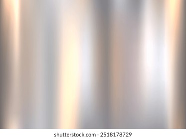 Metal stainless steel surface texture realistic with reflection abstract background . Brushed texture, chrome, steel, aluminum for design concepts, prints, posters, wallpapers. Vector illustration
