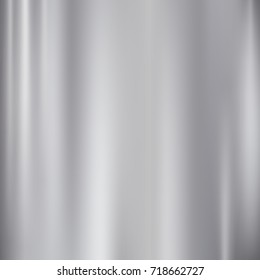 Metal, stainless steel texture background with reflection. Vector Illustration
